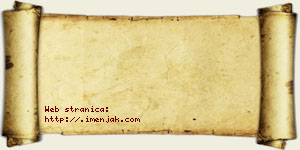 Isidora Aćimac vizit kartica